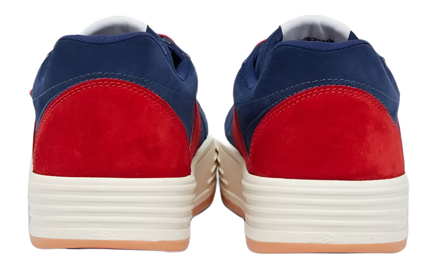 Palm Angels Low-Top Leather Sneakers 'Blue Red' 圖 3