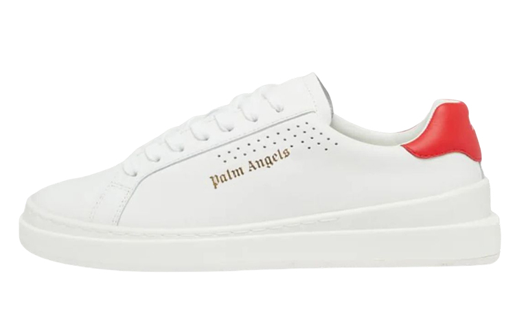 Palm Angels Low-Top Leather Sneakers 'White' PMIA070S22LEA0010125