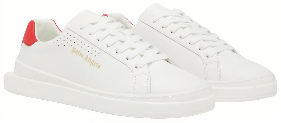 Palm Angels Lage Leren Sneakers ''Wit'' PMIA070S22LEA0010125 Lookbook Palm Angels Lage Leren Sneakers ''Wit'' PMIA070S22LEA0010125