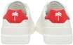 Shop Sneakers Kulit Rendah Palm Angels 'Putih' PMIA070S22LEA0010125