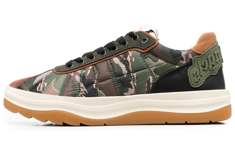 Palm Angels Low-Top Sneaker 'Green Print'