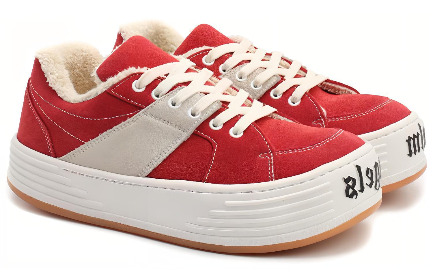 Palm Angels Low-Top Sneaker 'Red White' 圖 3