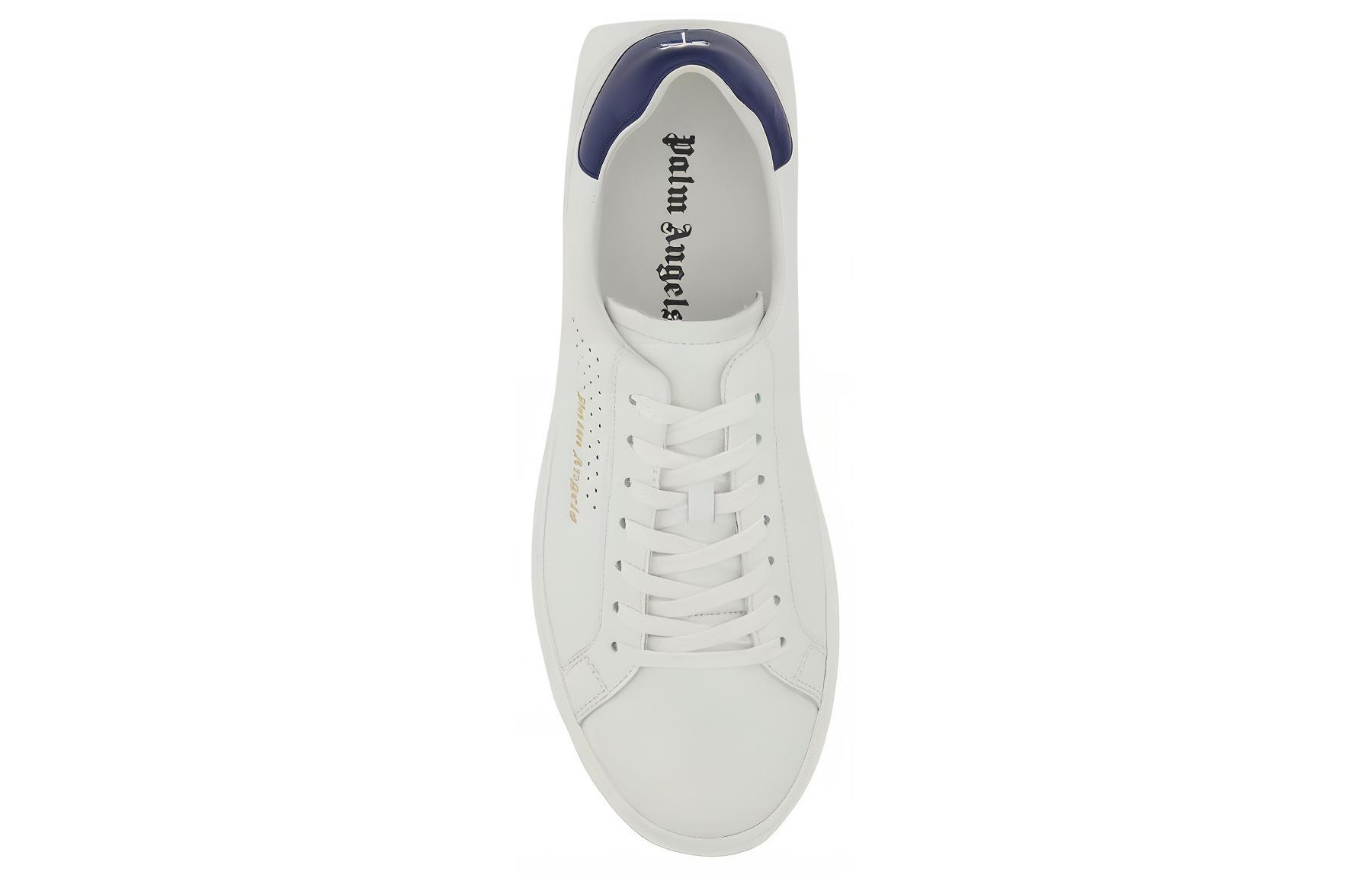 Palm Angels Low-Top Sneakers 'White Leather' 圖 4
