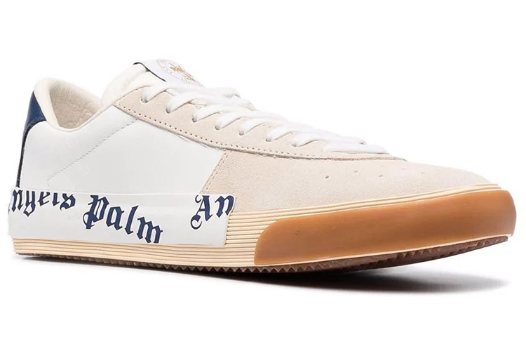 Palm Angels Low 'Logo Print White Blue' 圖 3