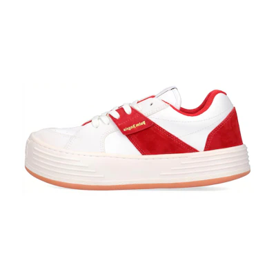 Palm Angels Low Top 'White Red'