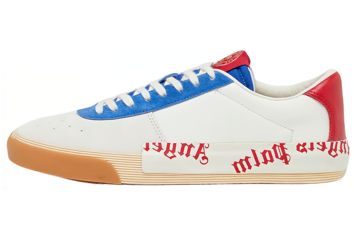 Palm Angels Low Top 'White Red' PMIA065S22LEA0010125