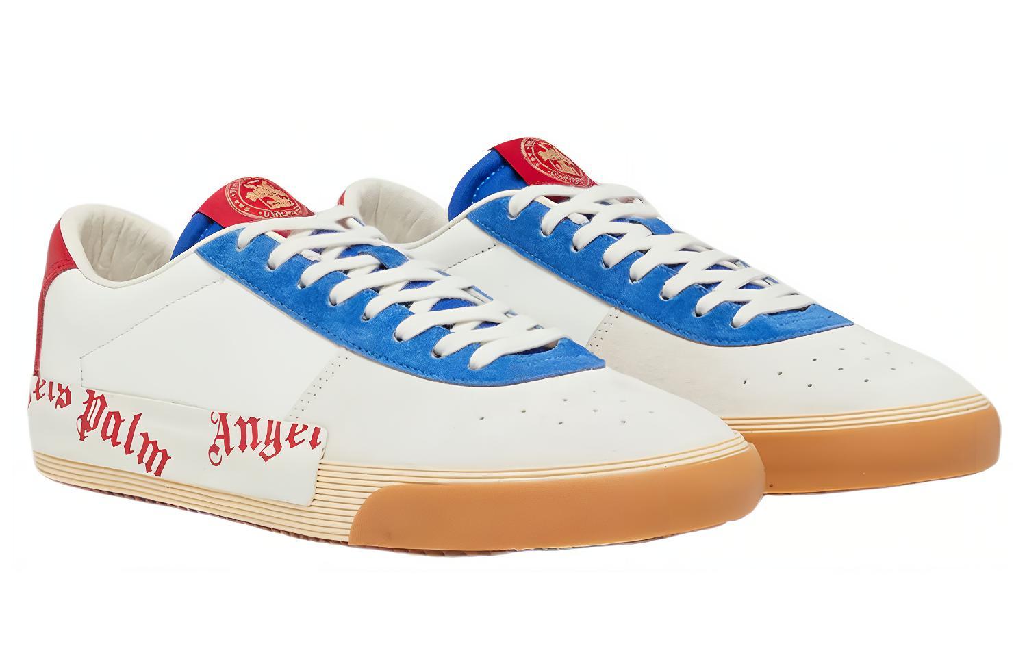 Order Palm Angels 低帮鞋 '白红' PMIA065S22LEA0010125