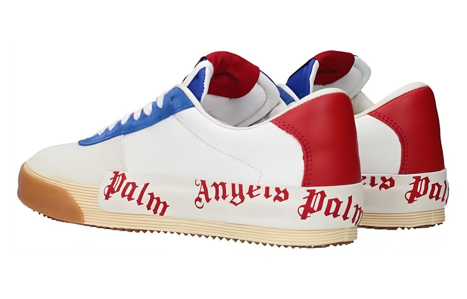 Lookbook Palm Angels 低帮鞋 '白红' PMIA065S22LEA0010125