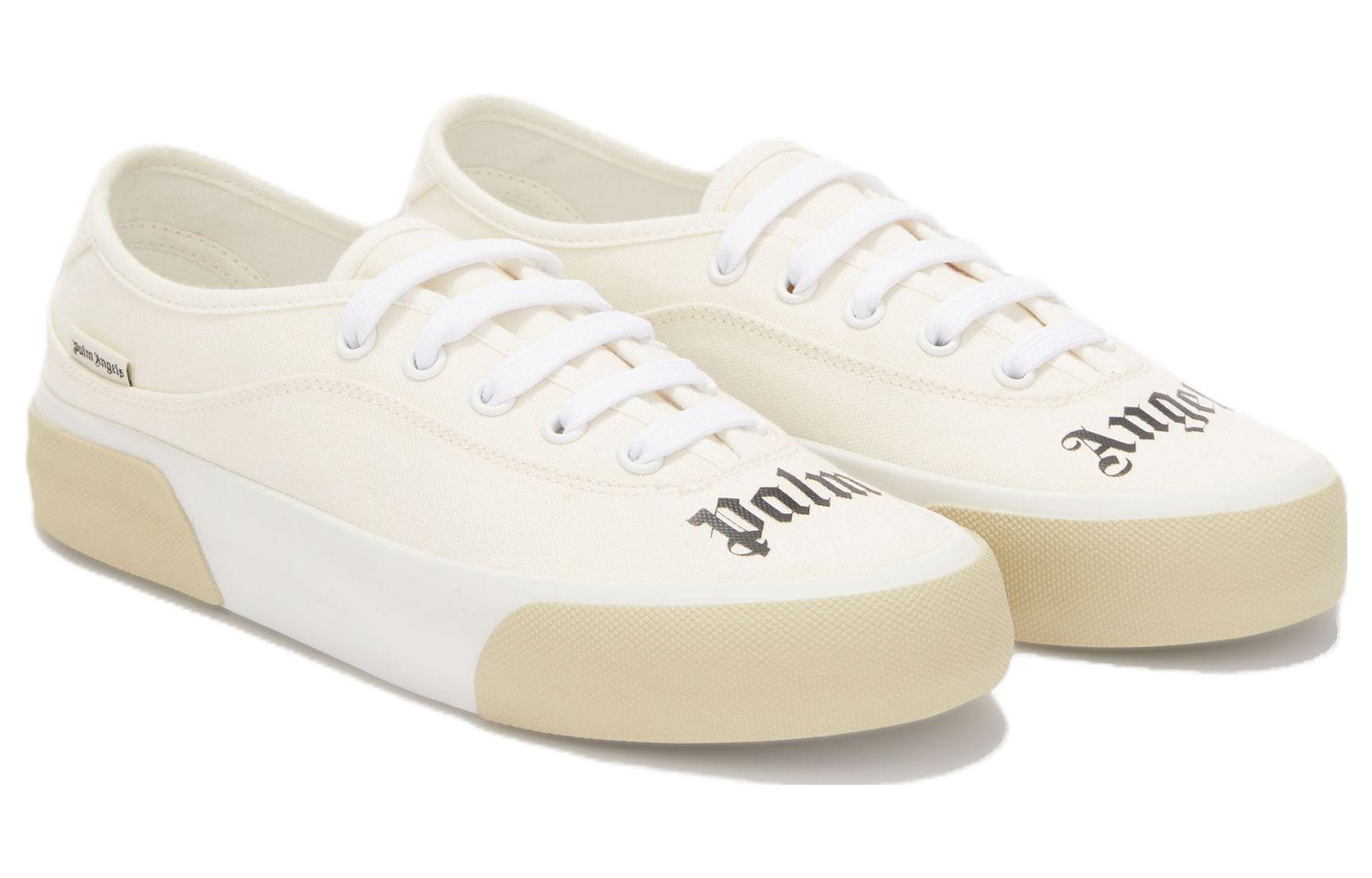 Palm Angels Low Top Lace-Up 'White' 圖 2