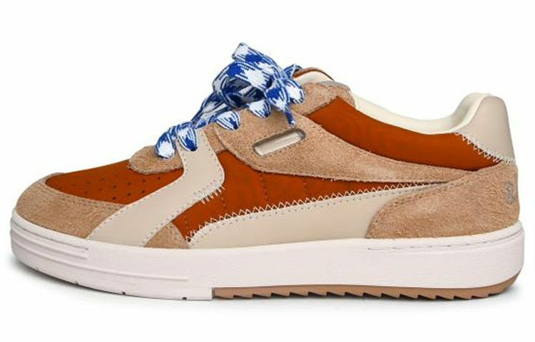 Palm Angels Low Top Sneaker 'Brown Orange Patchwork'