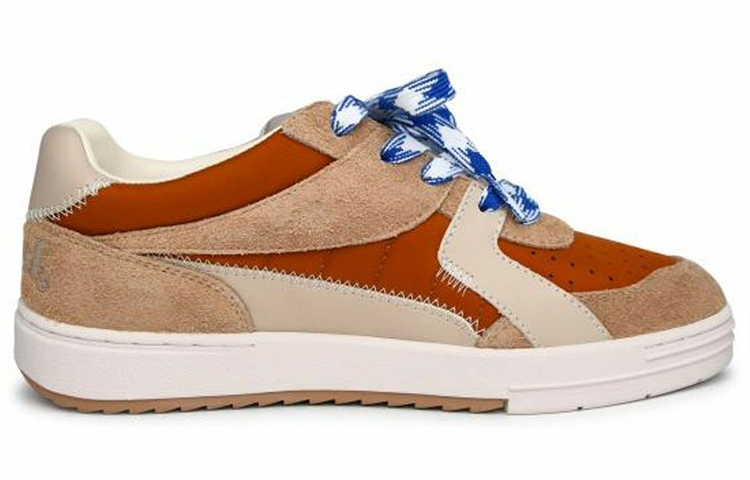 Palm Angels Low Top Sneaker 'Brown Orange Patchwork' 圖 2