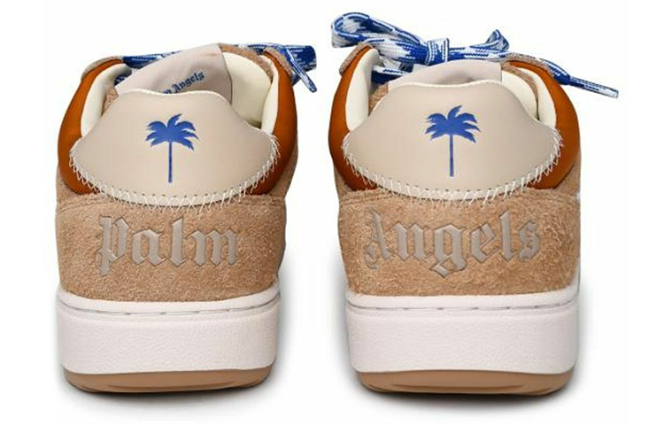 Palm Angels Low Top Sneaker 'Brown Orange Patchwork' 圖 4