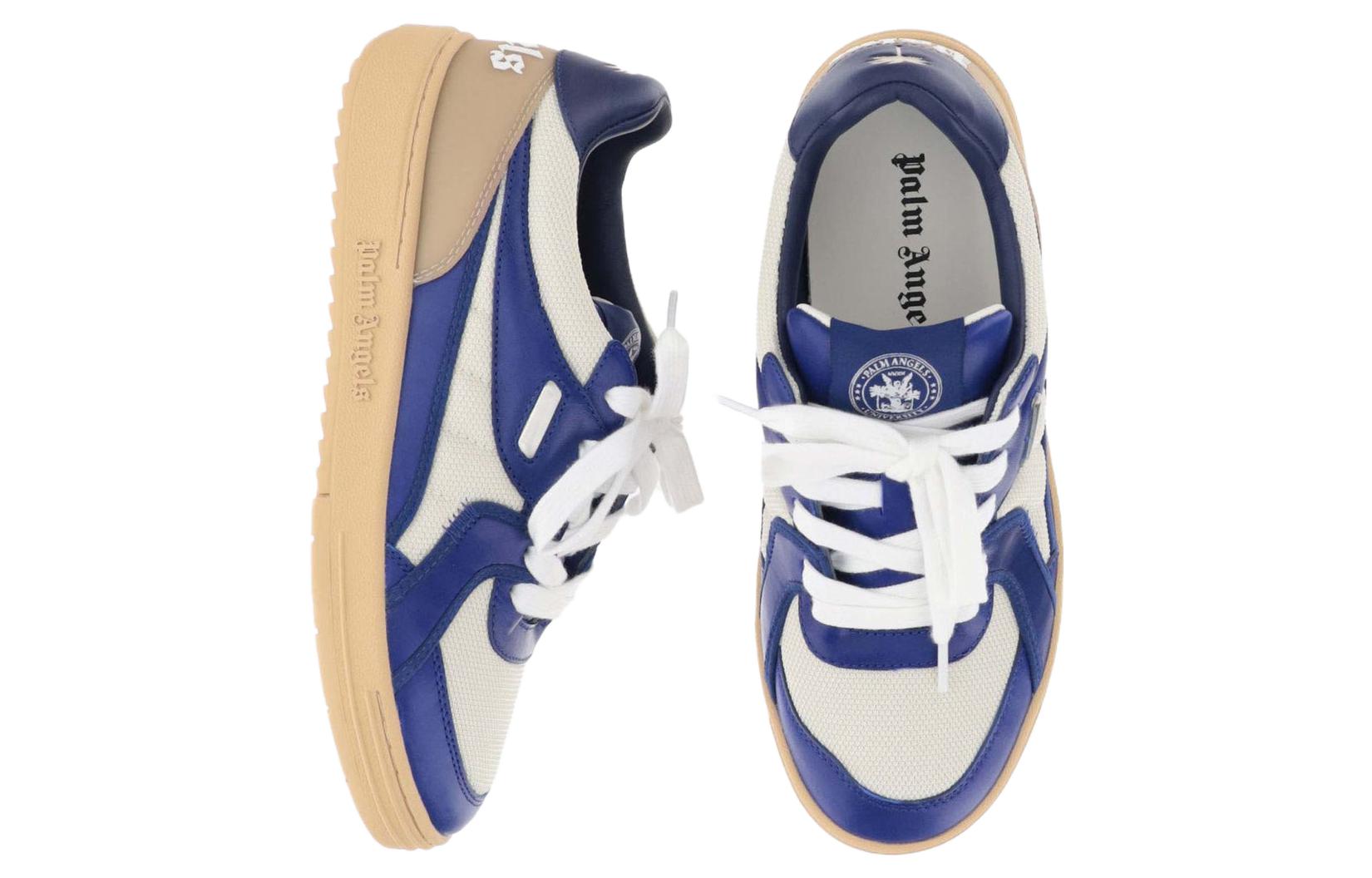 Palm Angels Low Top Sneakers 'Blue Leather' 圖 4