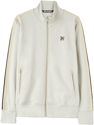 PALM ANGELS 灰色字母印花拉链运动夹克外套 PMBD058R24FAB0010510 Order PALM ANGELS 灰色字母印花拉链运动夹克外套 PMBD058R24FAB0010510