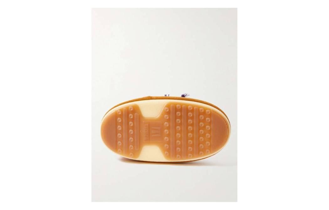 Palm Angels Moon Boot Fleece-Lined Printed Canvas and Suede Snow Boots '47' 圖 3