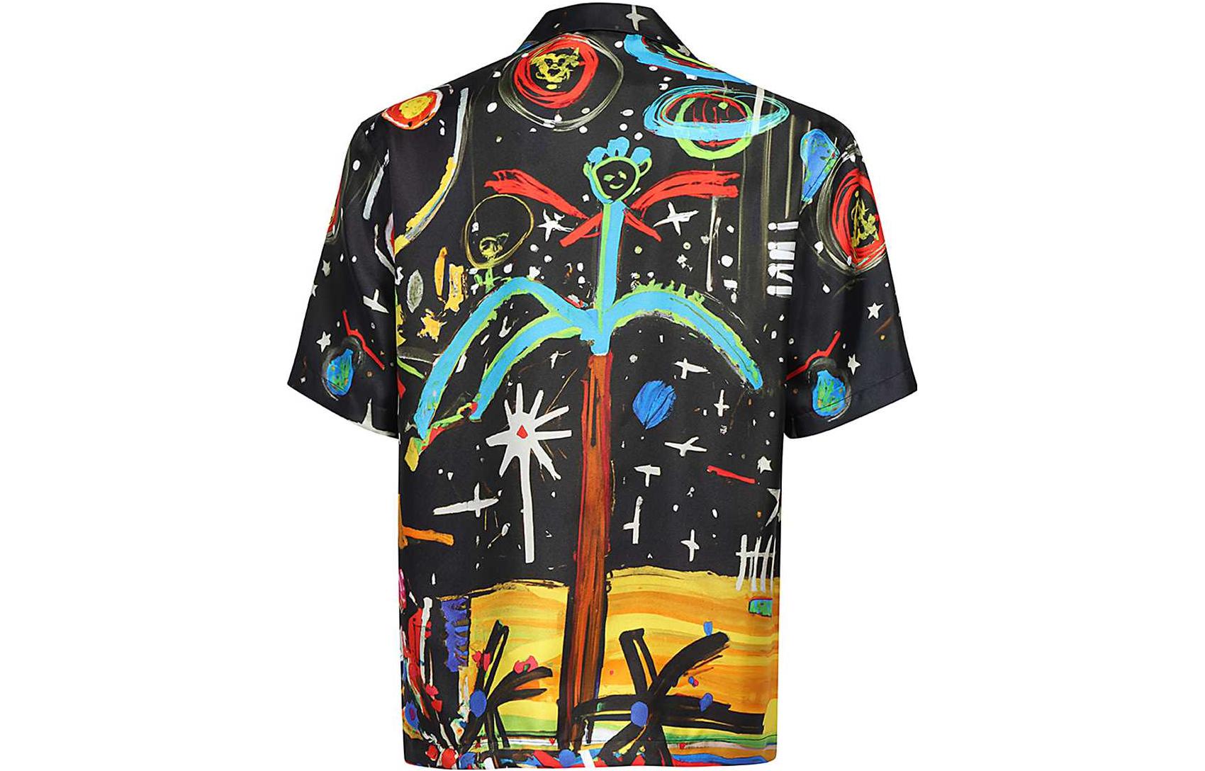 Lookbook PALM ANGELS マルチカラー ボウリング プリント 半袖シャツ マルチカラー PMGG005E23FAB0021084