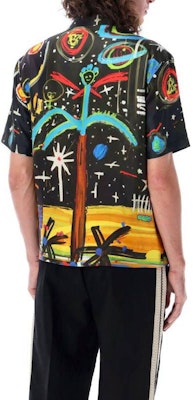 PALM ANGELS マルチカラー ボウリング プリント 半袖シャツ マルチカラー PMGG005E23FAB0021084 Purchase PALM ANGELS マルチカラー ボウリング プリント 半袖シャツ マルチカラー PMGG005E23FAB0021084