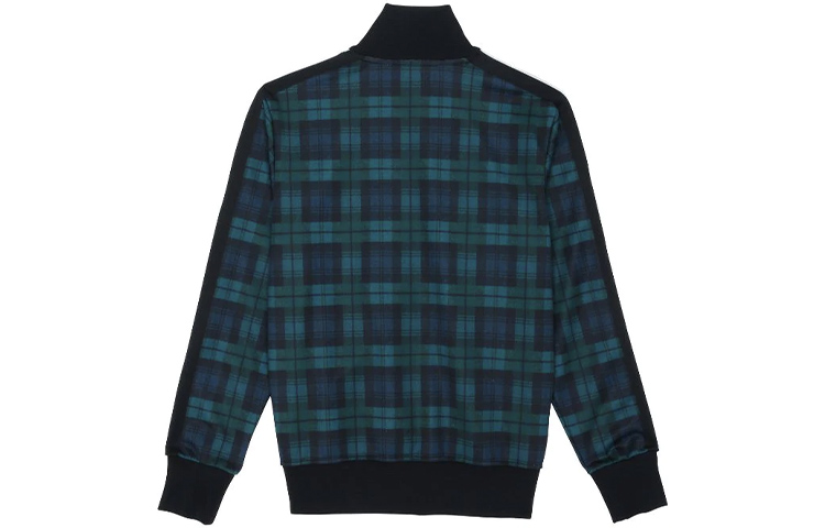 Lookbook PALM ANGELS 多色格纹拉链运动夹克 绿色 PMBD001E20FAB0041201