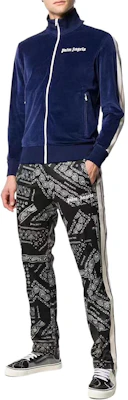 Palm Angels 深藍色Logo拉鍊運動外套 男女款 PMBD001F184690053701 Purchase Palm Angels 深藍色Logo拉鍊運動外套 男女款 PMBD001F184690053701