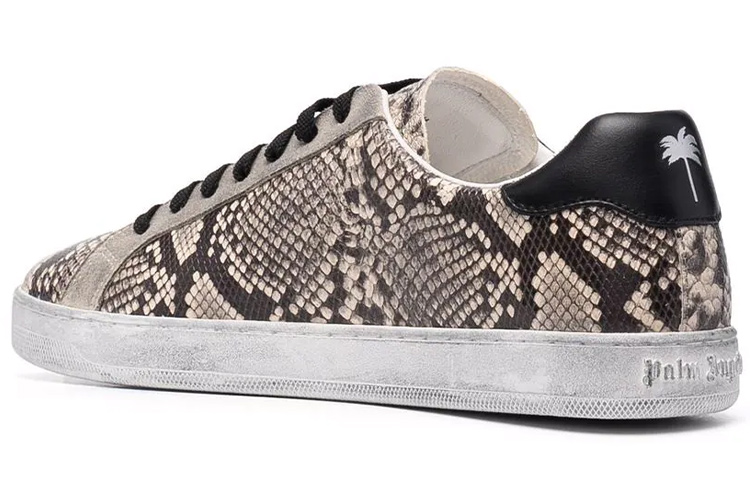 Lookbook Palm Angels New Tennis 'Python' Sepatu Kets Ular PMIA056F21LEA003-6010