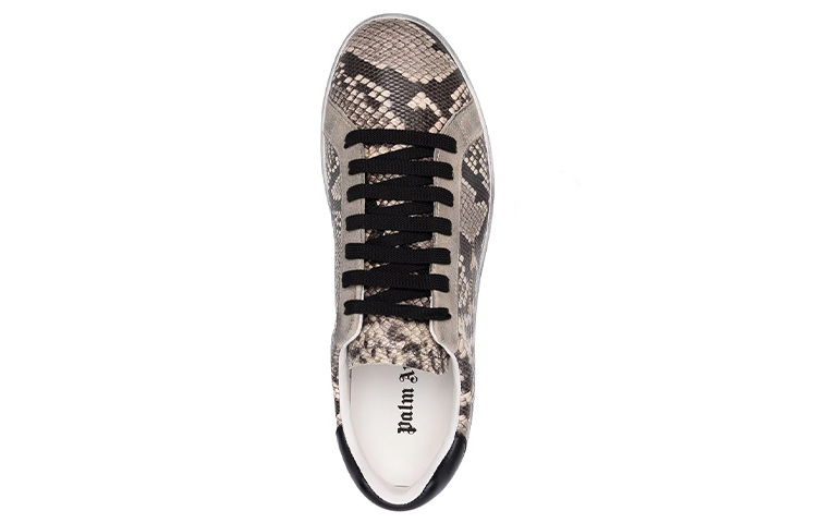 Shop Palm Angels New Tennis 'Python' Sepatu Kets Ular PMIA056F21LEA003-6010