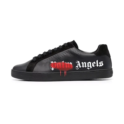 Palm Angels New Tennis 'Spray Paint - Black Red'