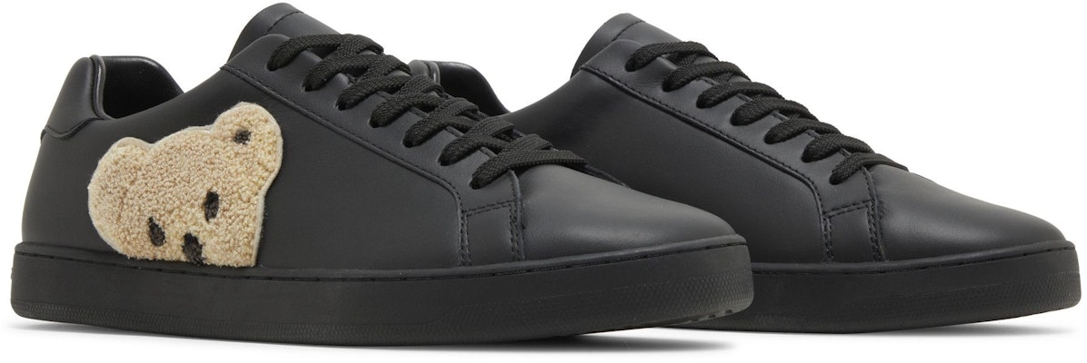 Palm Angels New Tennis 'Teddy Bear - Hitam' PMIA058F21LEA001-1060 Sizing Palm Angels New Tennis 'Teddy Bear - Hitam' PMIA058F21LEA001-1060