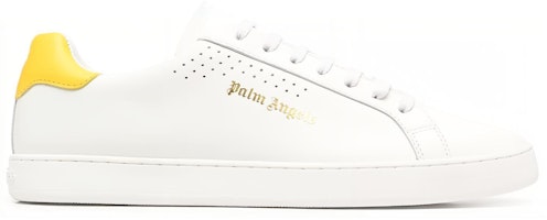 Palm Angels 新网球鞋 '白黄' PMIA056S21LEA0010118 Order Palm Angels 新网球鞋 '白黄' PMIA056S21LEA0010118