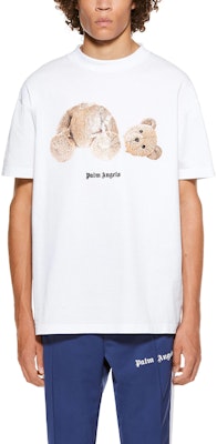 パームエンジェルス オーバーサイズ デキャピタテッドベアプリント 白Tシャツ PMAA001R21JER0010160 Shop パームエンジェルス オーバーサイズ デキャピタテッドベアプリント 白Tシャツ PMAA001R21JER0010160