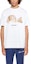 Shop パームエンジェルス オーバーサイズ デキャピタテッドベアプリント 白Tシャツ PMAA001R21JER0010160