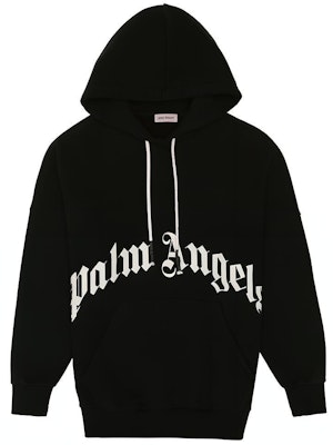 PALM ANGELS Oversized Skull Logo Hoodie Black PMBB036E194410141001 Lookbook PALM ANGELS Oversized Skull Logo Hoodie Black PMBB036E194410141001