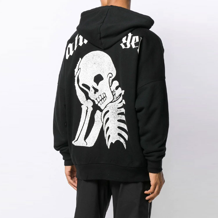 Purchase PALM ANGELS Oversized Skull Logo Hoodie Black PMBB036E194410141001