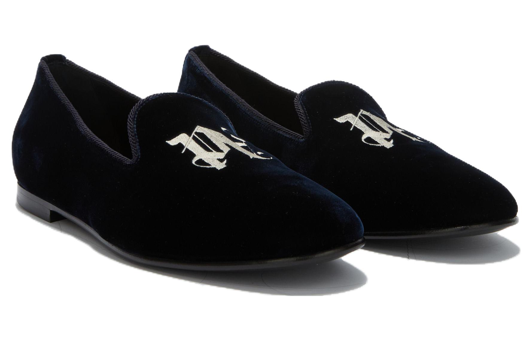 Order Palm Angels PA Monogram Slip-On ''Dunkelblau'' PMIG003F23FAB0014900
