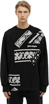 팜엔젤스 페이즐리 프린트 긴팔 크루넥 티셔츠 블랙 (). PMAB002F21JER0041005 Purchase 팜엔젤스 페이즐리 프린트 긴팔 크루넥 티셔츠 블랙 (). PMAB002F21JER0041005