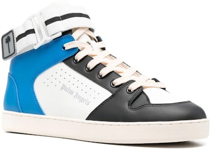 棕榈天使高帮帆布鞋‘白蓝’ PMIA077F22LEA001-0145 Order 棕榈天使高帮帆布鞋‘白蓝’ PMIA077F22LEA001-0145