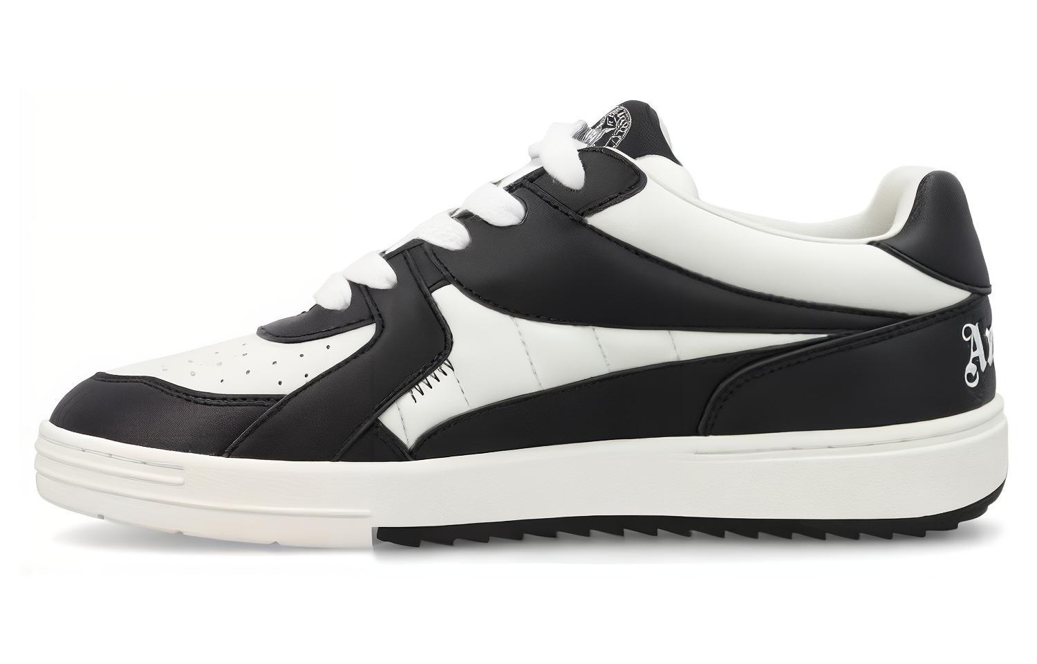 Palm Angels Palm University Low 'Black White' PMIA078E23LEA0010110