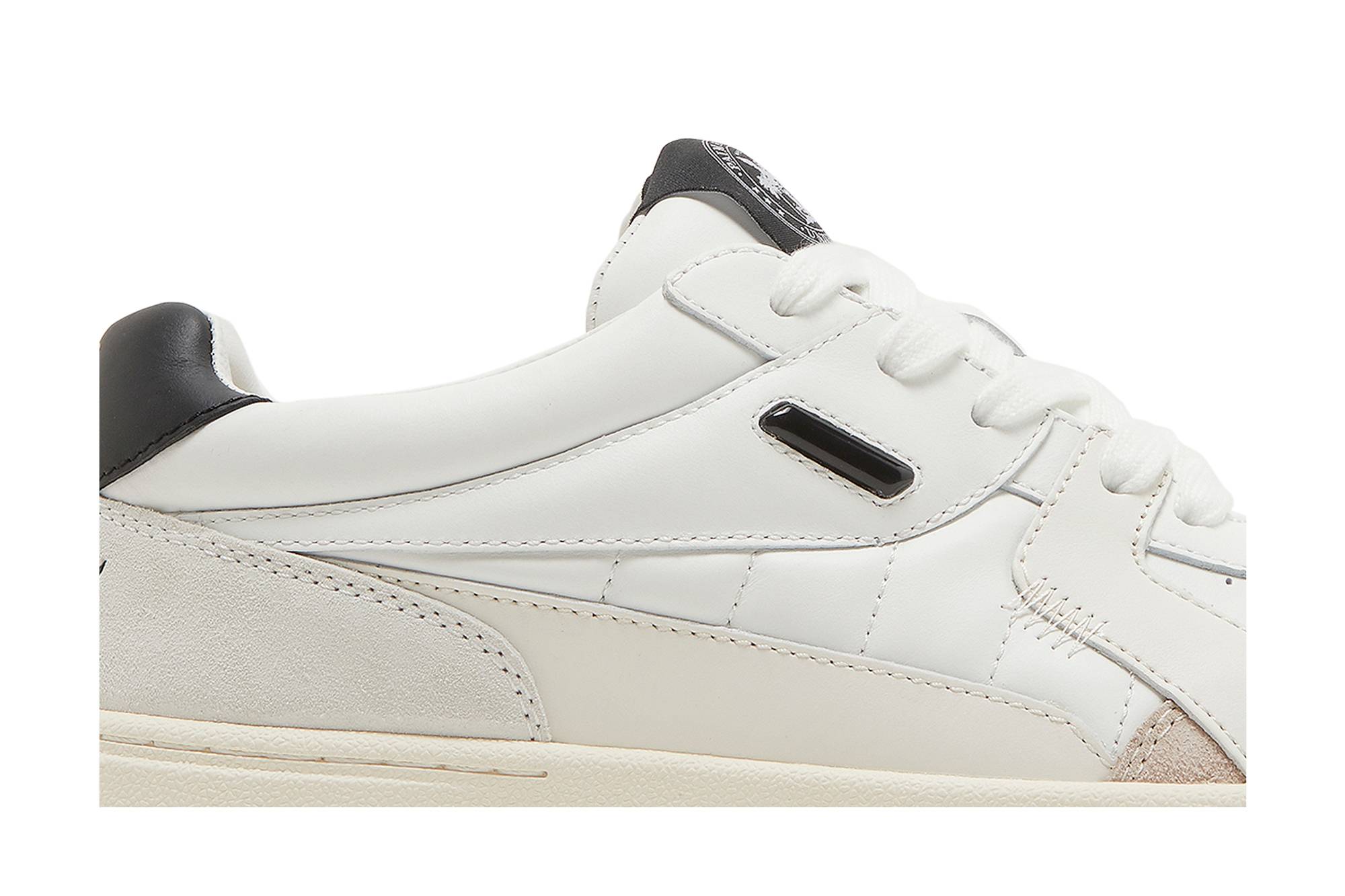 Order Palm Angels Palm University Rendah 'Putih Hitam' PMIA078F22LEA001-0110