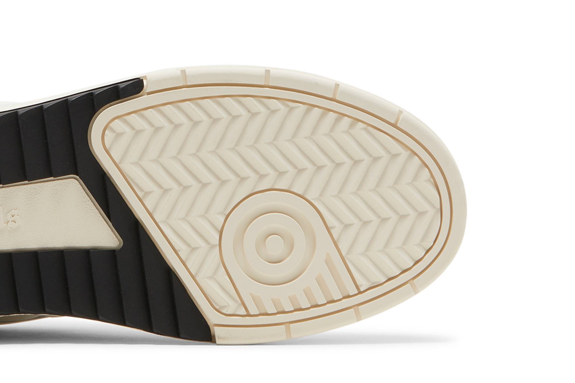 Purchase Palm Angels Palm University Rendah 'Putih Hitam' PMIA078F22LEA001-0110