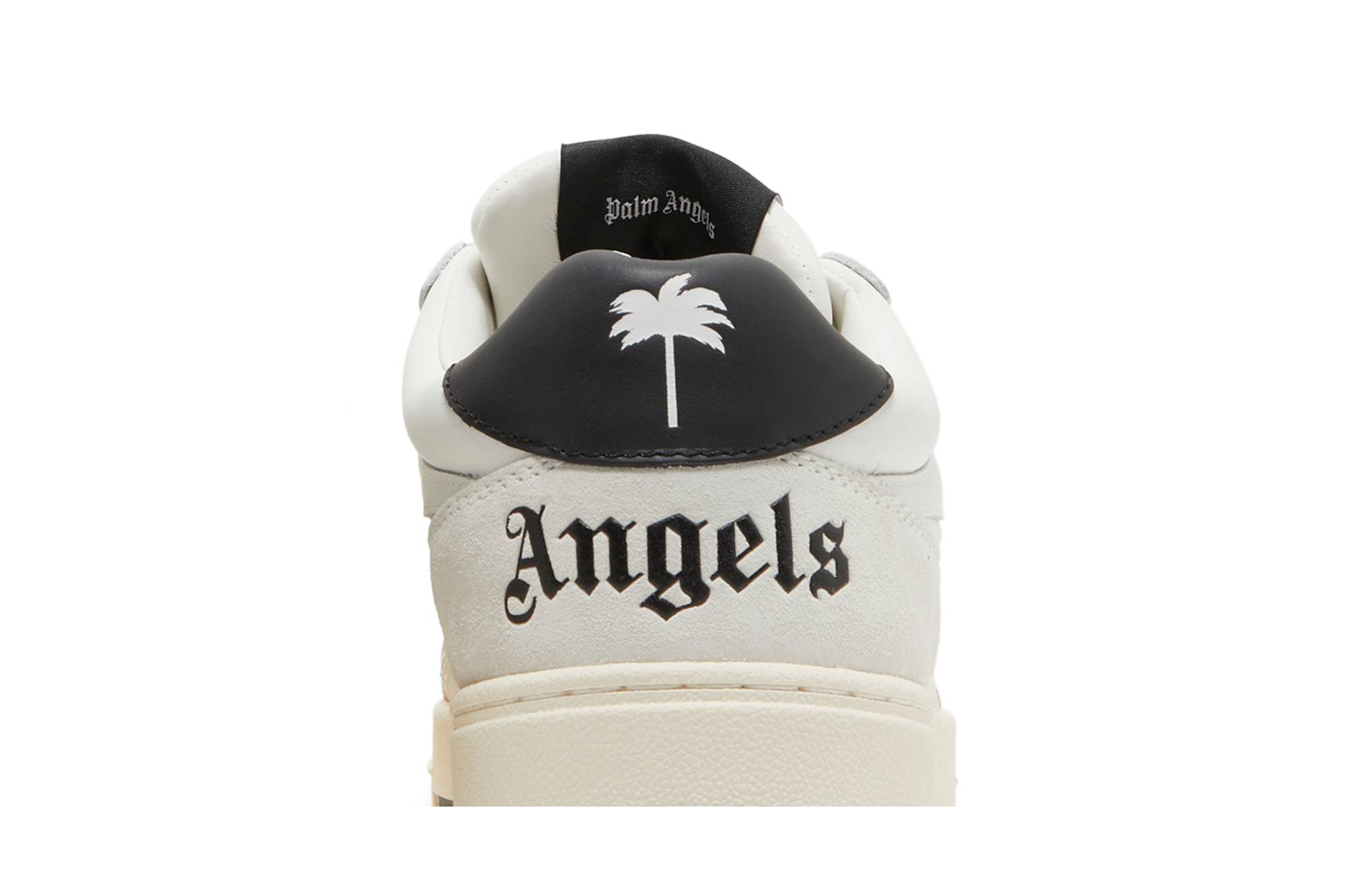 Sizing Palm Angels Palm University Rendah 'Putih Hitam' PMIA078F22LEA001-0110