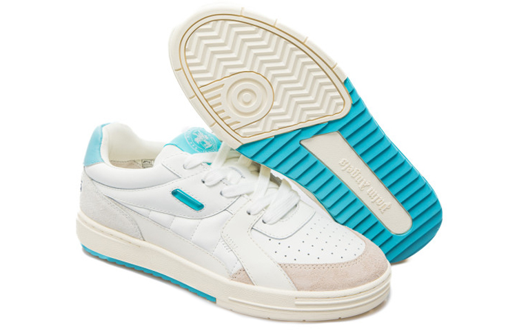 Shop Palm Angels Palm University Low '白蓝' PMIA078S23LEA0010140