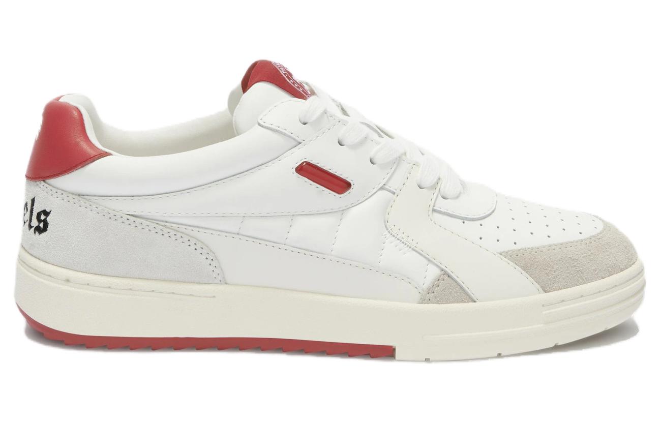 Order PALM ANGELS 皮革 圓頭繫帶 低幫 板鞋 男款 白色