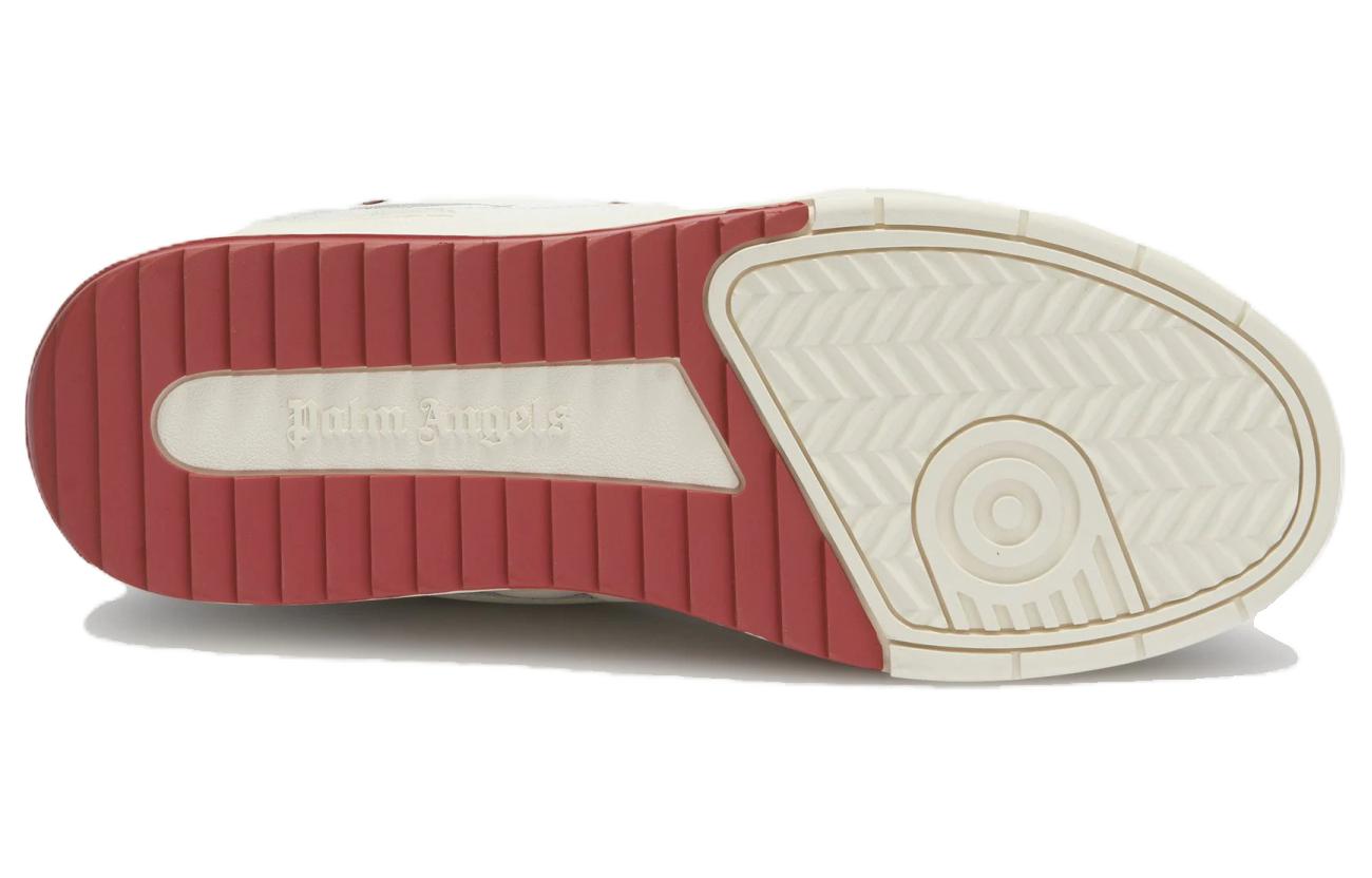 Purchase PALM ANGELS 皮革 圓頭繫帶 低幫 板鞋 男款 白色