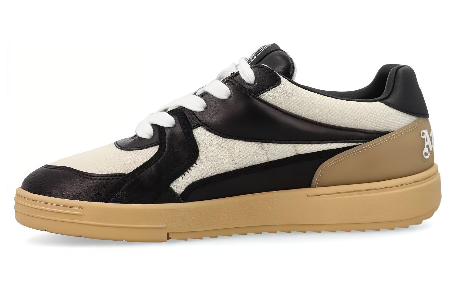 Palm Angels Palm University Sneaker White Black PMIA078F23LEA0020110