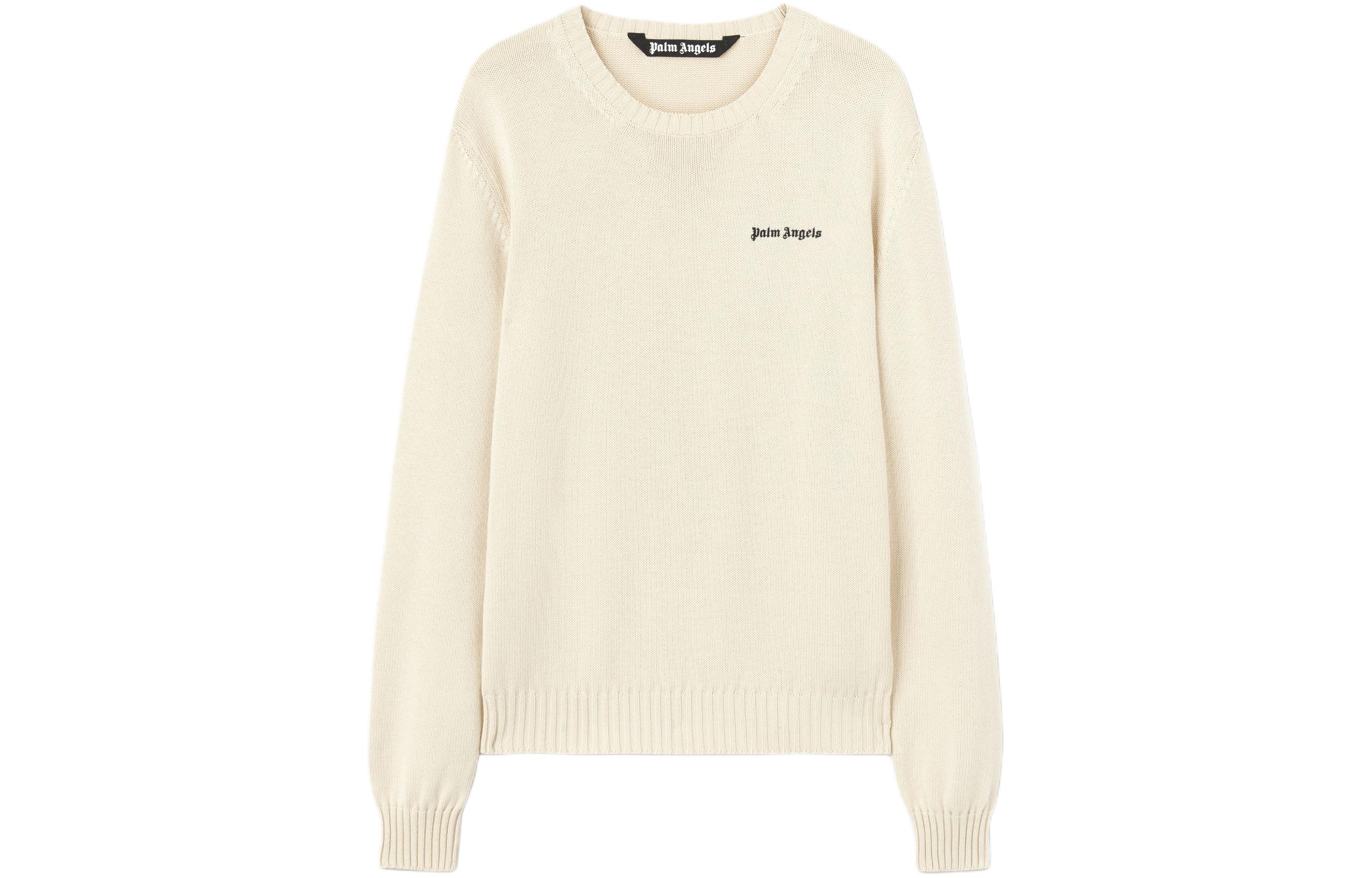 Palm Angels Pink Logo Graphic Crewneck Sweatshirt Men’s Long Sleeve PMHE027S24KNI0010310