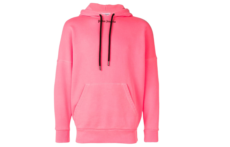 Palm Angels Pink Logo Hoodie Unisex PMBB036S194410071210 圖 2