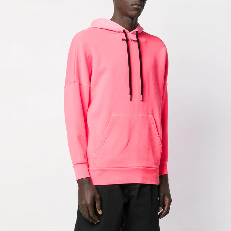 Palm Angels Pink Logo Hoodie Unisex PMBB036S194410071210 圖 5