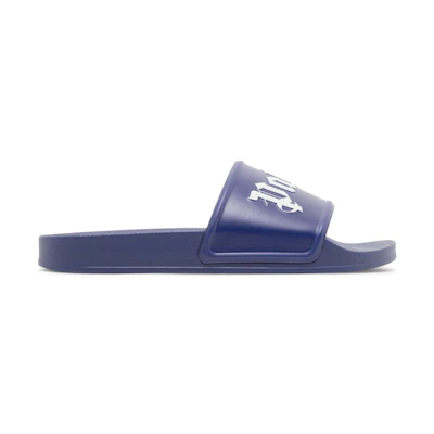 Palm Angels Pool Slider 'Blue'