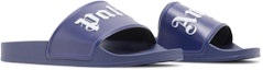 Cheap Palm Angels Selipar Kolam 'Biru' PMIC001C99PLA0014501