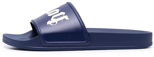 Palm Angels Pool Slider 'Blue' PMIC001S22PLA001-4501 Palm Angels Pool Slider 'Blue' PMIC001S22PLA001-4501