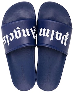 팜 엔젤스 블루 풀 슬라이더 (Palm Angels Blue Pool Slider - shortened) PMIC001S22PLA001-4501 Shop 팜 엔젤스 블루 풀 슬라이더 (Palm Angels Blue Pool Slider - shortened) PMIC001S22PLA001-4501